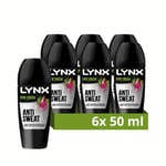 Lynx Epic Fresh Anti-Perspirant Roll On Men's Deodorant with a grapefruit & tropical pineapple scent and 2x faster* drying for 48 hours of sweat protection 6x 50 ml