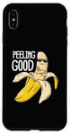 Coque pour iPhone XS Max Jeu de mots amusant à la banane Peeling Good