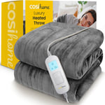 Cosi Home® Luxury Heated Throw - Electric Blanket - Extra Large Heated Blanket,