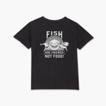 Le Monde de Nemo Fish Are Friends Not Food T-shirt Enfant - Noir - 3-4 ans - Noir