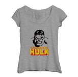 T-Shirt Femme Col Echancré The Incredible Hulk Super Héros Bd Film Geek