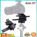 4-Way Macro Focus Focusing Rail Slider DSLR Camera Tripod Bracket Aluminum Alloy