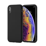 Mobique iPhone X/XS Mobilskal i TPU, Svart