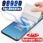 1-3 st cover hydrogelfilm för Oneplus 11 10 9 8 7 6 8T 7T 6T 9R Pro skärmskyddsfilmer för Ace 2 Pro Nord 2 Ej glas For Oneplus 9 Pro 3PCS