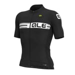 Ale Cycling Jersey Mens - Logo PR-S Short Sleeve Black - L21081401 - Size XS