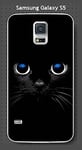 Coque Samsung Galaxy S5 Design Chat Noir