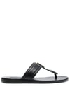 Smooth Leather Brighton Sandals Black Men