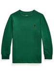 Ralph Lauren Boys Classic Long Sleeve T-shirt - Green, Green, Size 12-14 Years=L