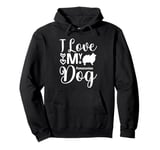 I Just Love Pomeranians, Pomeranian Dog Lover, Loves Dogs Pullover Hoodie