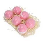 6pcs Bubble Bath Ball Vanilla Scents Skin Moisturizing Aromatherapy Salt Sho FST