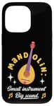 Coque pour iPhone 13 Pro Mandoline Petit Instrument Grand Son Mandoline Joueur Musicien