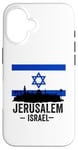 iPhone 16 Jerusalem Souvenir Israel Skyline Jewish Israeli Women Men Case