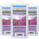 Yankee Candle Wax Melts Scented Home Room Fragrance Lavender Beach 75g x3