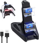 Double Chargeur de Manettes pour PS5 avec Indicateurs LED Alpexe®