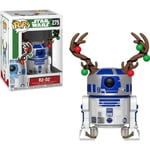 Figurine Funko Pop! Star Wars: Holiday R2-D2 (avec bois)