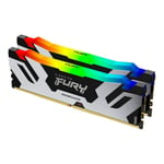 Kingston FURY Renegade RGB - DDR5 - sats - 96 GB: 2 x 48 GB - DIMM 288-pin - 6400 MHz / PC5-51200 - ej buffrad