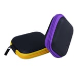 Earmuff Headphones Small Pouch Travel Organizer Case Earplugs Square