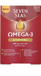 Seven Seas Omega-3 Fish Oil Turmeric Supplement 30 Capsules 30 Tablets Long Expi