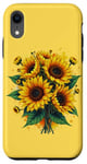 iPhone XR Yellow Sunflowers Cute summer flowers Floral Positivity Case