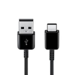 Samsung Laddkabel USB-A till USB-C 1,5m - Svart