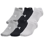 Under Armour Essential No-Show Socks 6 Pairs UA Gym Trainer Ankle Lightweight