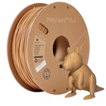 PolyTerra PLA Wood Brown - 1.75mm - 1kg.[G887]