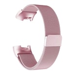 Fitbit Charge 3 milanese klockarmband ersättning - Rosa