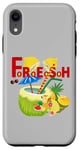 Coque pour iPhone XR Cocktails de vacances Lady's Night sur les îles tropicales