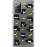 ERT GROUP mobile phone case for Samsung GALAXY NOTE 20 original and officially Licensed DC pattern Batman 077 optimally adapted to the shape of the mobile phone, partially transparent