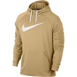 Nike Men M Nk DRY Hoodie PO Swoosh Sweatshirt - Club Gold/White, Small