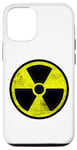 Coque pour iPhone 12/12 Pro Symbole radioactif vintage vieilli - Symbole de danger biologique