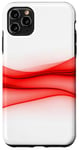 Coque pour iPhone 11 Pro Max Rouge Art Minimal Abstrait Esthétique