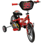 Toimsa Disney Cars Bicycle 12" Bike Cycling Stabilisers Lightning McQueen 3-5yrs