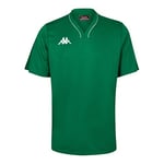 Kappa CALASCIA Maillot de Basket-Ball Homme, Green, FR : S (Taille Fabricant : S)