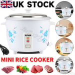 1.0L Electric Rice Cooker - Non-Stick Removable Bowl and Keep Warm Function UK