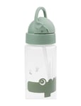 Straw Bottle Croco Green D By Deer