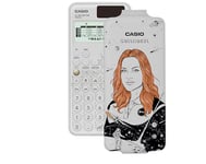 Casio FX-991SP CW - Calculatrice scientifique avec Sara García illustrée par Sara Herranz, recommandée pour le curriculum espagnol et portugais, 5 langues, au-dessus de 560 fonctions, solaire, couleur