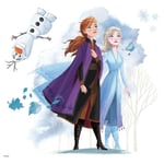 Roommates - Stickers Elsa, Anna et Olaf La Reine des Neiges 2 Disney Aquarelles