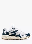 Saucony Grid Shadow 2 Lace Up Trainers, White Navy