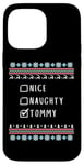 Coque pour iPhone 14 Pro Max Gentil Coquin Noël Tommy Pull Moche