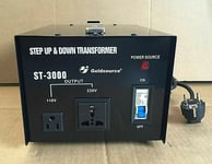 TRANSFORMATEUR DE COURANT 3000W PASSE DE 220V À 110V ET CONVERTISSEUR 110 À 220V