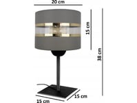 Gtv Skrivbordslampa Rio, E27, Max. 40W, 220-240V, Röd