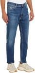 Tommy Jeans Men Jeans Regular Fit, Blue (Denim Dark), 34W/36L