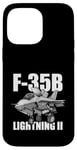 Coque pour iPhone 14 Pro Max F-35B Dessin animé amusant avions de chasse militaire