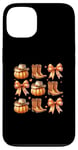 Coque pour iPhone 13 Bottes citrouille Western Autumn Vibes Cozy Season Automne