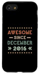 Coque pour iPhone SE (2020) / 7 / 8 Awesome Since December 2016 Birthday Design