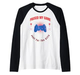 Video Games Boys Christmas Gamer Christmas Gaming Raglan Baseball Tee