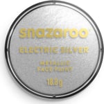 Snazaroo Face and Body Paint, 18 ml - Metallic Silver Individual Colour