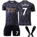 22/23 Nya Arsenal Jersey Kits Vuxen Fotbollströja Träningsdräkt H SAKA 7 SAKA 7 Kids 28(150-160CM)