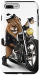 Coque pour iPhone 7 Plus/8 Plus Lion Riding Classic Chopper Moto